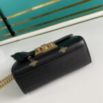 Gucci Padlock ‎Bee Star Bag 20cm Black 432182 DJ2LG 1055 - Image 5