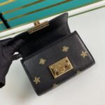 Gucci Padlock ‎Bee Star Bag 20cm Black 432182 DJ2LG 1055 - Image 6