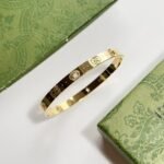Gucci GG Bracelet Gold 6mm - Image 2