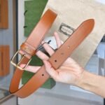 Gucci Belt With Square Guckle And Interlocking G 673921 AP00G 2535 - Image 2