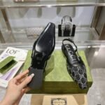 Gucci Demi Crystal GG Slingback Ballerina Flats - Image 6