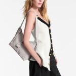 Super Vip 1:1 - Louis Vuitton Carryall PM Bag Silver Tone Hardware Brume 30 Cm - Image 3