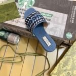 Gucci Women’s Slide Light Blue Denim 771589 FACK3 4609 - Image 7