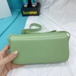 Celine Triomphe Shoulder Bag In Green 20cm 194143BF4 31LA - Image 6