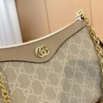 Gucci Ophidia Small Handbag Beige And White 25cm 735145 UULBG 9683 - Image 2
