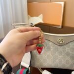 Gucci Ophidia Small Handbag Beige And White 25cm 735145 UULBG 9683 - Image 8