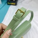 Celine Triomphe Shoulder Bag In Green 20cm 194143BF4 31LA - Image 4