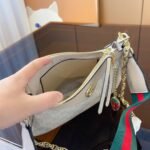 Gucci Ophidia Small Handbag Beige And White 25cm 735145 UULBG 9683 - Image 6