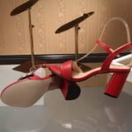 Gucci GG Marmont Sandals Red - Image 5