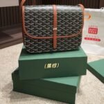 Goyard Belvedere MM Black And Tan 26CM - Image 2