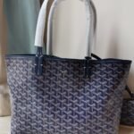 Goyard Saint Louis PM Bag Navy Blue 45Cm - Image 2