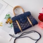 Goyard Saïgon Structuré Mini Bag Navy Blue 21Cm - Image 2