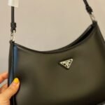 Prada Cleo Brushed Leather Black 27Cm - Image 2