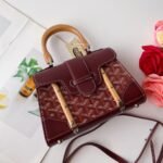 Goyard Saïgon Structuré Mini Bag Burgundy 21Cm - Image 2