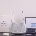 Prada Cleo With Crystals Light White 22Cm - Image 2