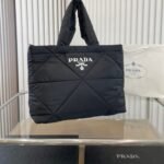 Prada Padded Re Nylon Tote Bag Black 35Cm - Image 2