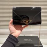 Prada Patent Leather Mini Bag Black 20cm - Image 2