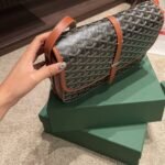 Goyard Belvedere MM Black And Tan 26CM - Image 3