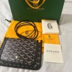 Goyard Plumet Pocket Wallet Black 22Cm - Image 3