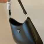 Prada Cleo Brushed Leather Black 27Cm - Image 3