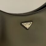 Prada Cleo Brushed Leather Black 27Cm - Image 4