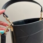 Prada Symbole Quilted Bucket Bag Black 21Cm - Image 8