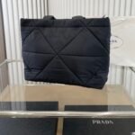 Prada Padded Re Nylon Tote Bag Black 35Cm - Image 7
