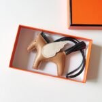 Hermes Rodeo Pegase Charm Brown Beige - Image 2