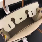 Hermes Birkin Togo Leather Beige And Brown 30cm - Image 6