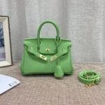 Hermès Birkin B25 Togo Grenat Green 20cm - Image 2