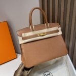 Hermès Birkin 30 Brown Gold Hardware - Image 2