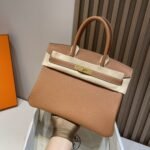 Hermès Birkin 30 Brown Gold Hardware - Image 5