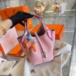 Hermes Picotin Lock 18 Rose Sakura 18cm - Image 3