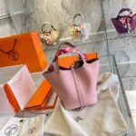 Hermes Picotin Lock 18 Rose Sakura 18cm - Image 4