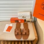 Hermes Oran Sandal Brown H021056Z - Image 2