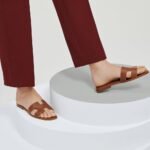 Hermes Oran Sandal Brown H021056Z - Image 7
