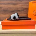 Hermes Oran Sandal Black H231095Z PN360 - Image 8