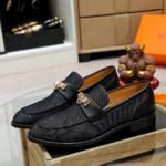 Hermes Blaise Loafer Denim Black - Image 2