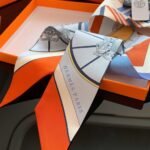 Hermès Springs Springs Silk Twilly Scarf H063932S 08 - Image 2