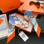 Hermès Springs Springs Silk Twilly Scarf H063932S 08 - Image 3