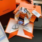 Hermès Springs Springs Silk Twilly Scarf H063932S 08 - Image 4