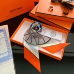 Hermès Springs Springs Silk Twilly Scarf H063932S 08 - Image 5