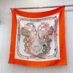 Hermes Gala Brides in Flowers Scarf 90 H004192S 04 - Image 2
