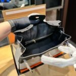 Hermes Birkin 25 Toile H Black 25cm - Image 6