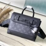 Super Vip 1:1 - Louis Vuitton Steamer PM Canvas Black 25Cm M46953 - Image 2