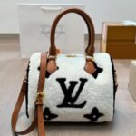 Louis Vuitton Monogram Teddy Speedy Bandouliere White 25cm - Image 3