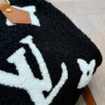 Louis Vuitton Monogram Teddy Speedy Bandouliere Black White 25cm - Image 5