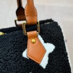 Louis Vuitton Monogram Teddy Speedy Bandouliere Black White 25cm - Image 7