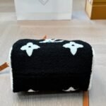Louis Vuitton Monogram Teddy Speedy Bandouliere Black White 25cm - Image 8