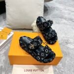 Louis Vuitton Mule Jumbo Flatform Black 1A94UW - Image 8